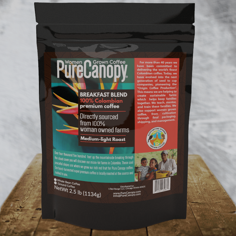 Pure Canopy - Mezcla de café para el desayuno