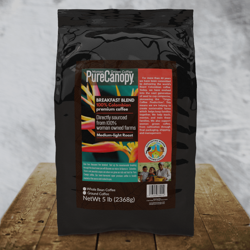 Pure Canopy - Mezcla de café para el desayuno