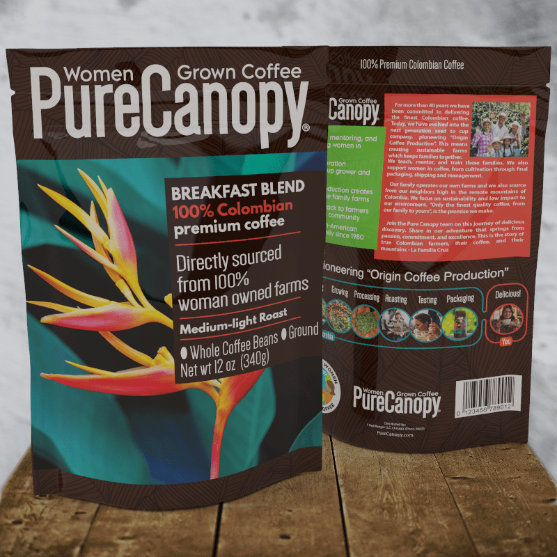Pure Canopy - Mezcla de café para el desayuno